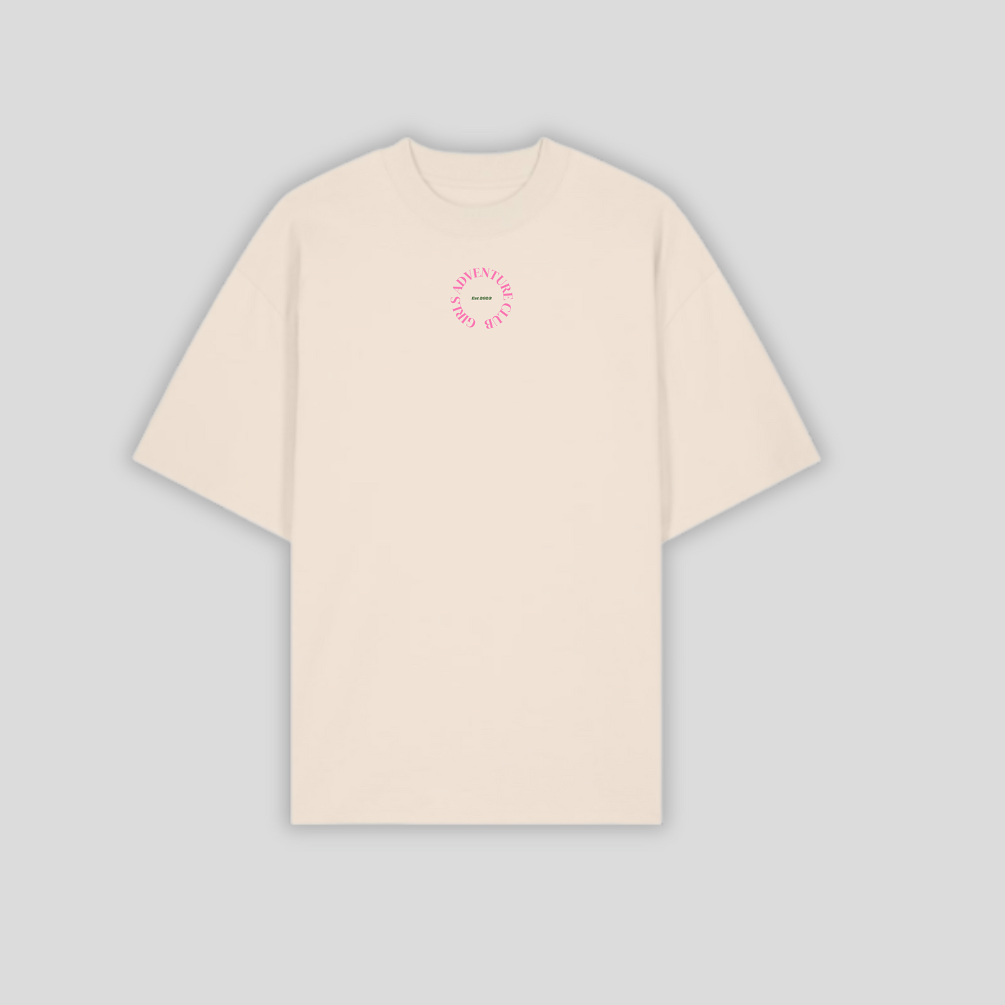 GAC Cream Oversized T-shirt