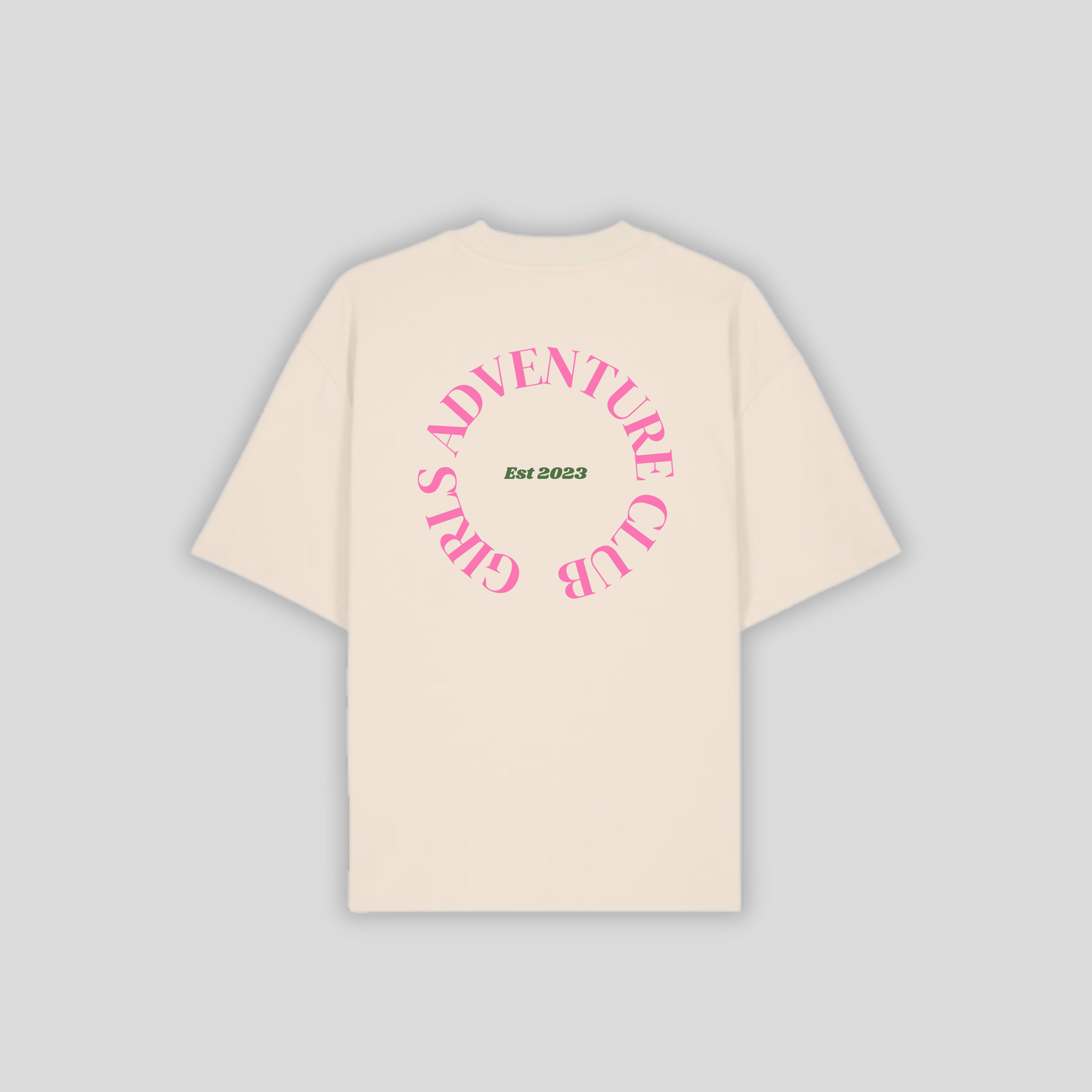 GAC Cream Oversized T-shirt