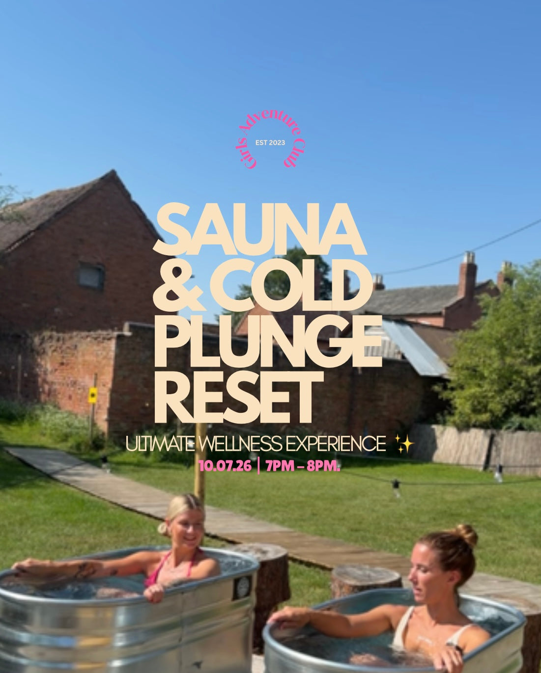 SAUNA & COLD PLUNGE RESET 🧘♀️✨ 8-9pm
