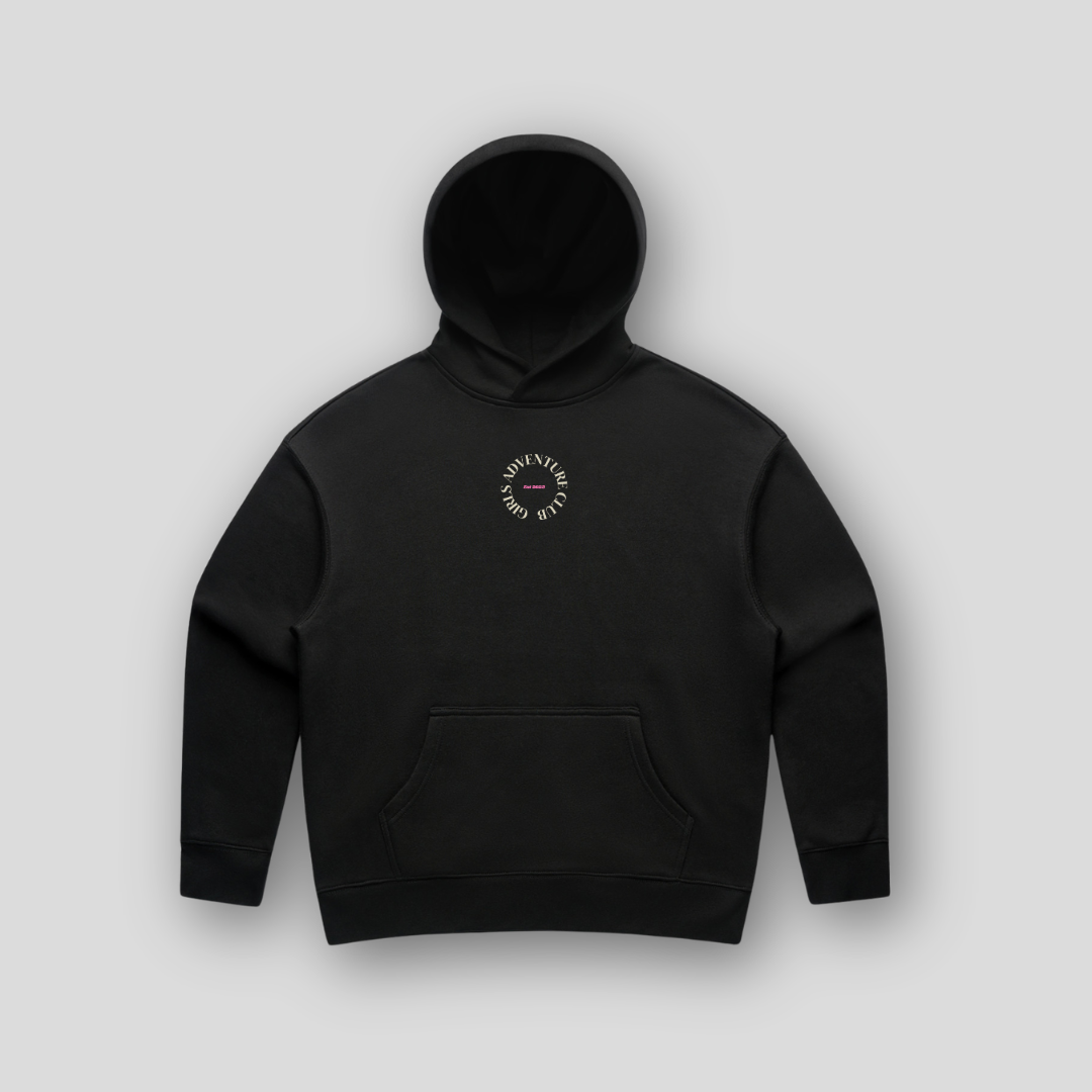 Relaxed Hoody Black 🖤✨