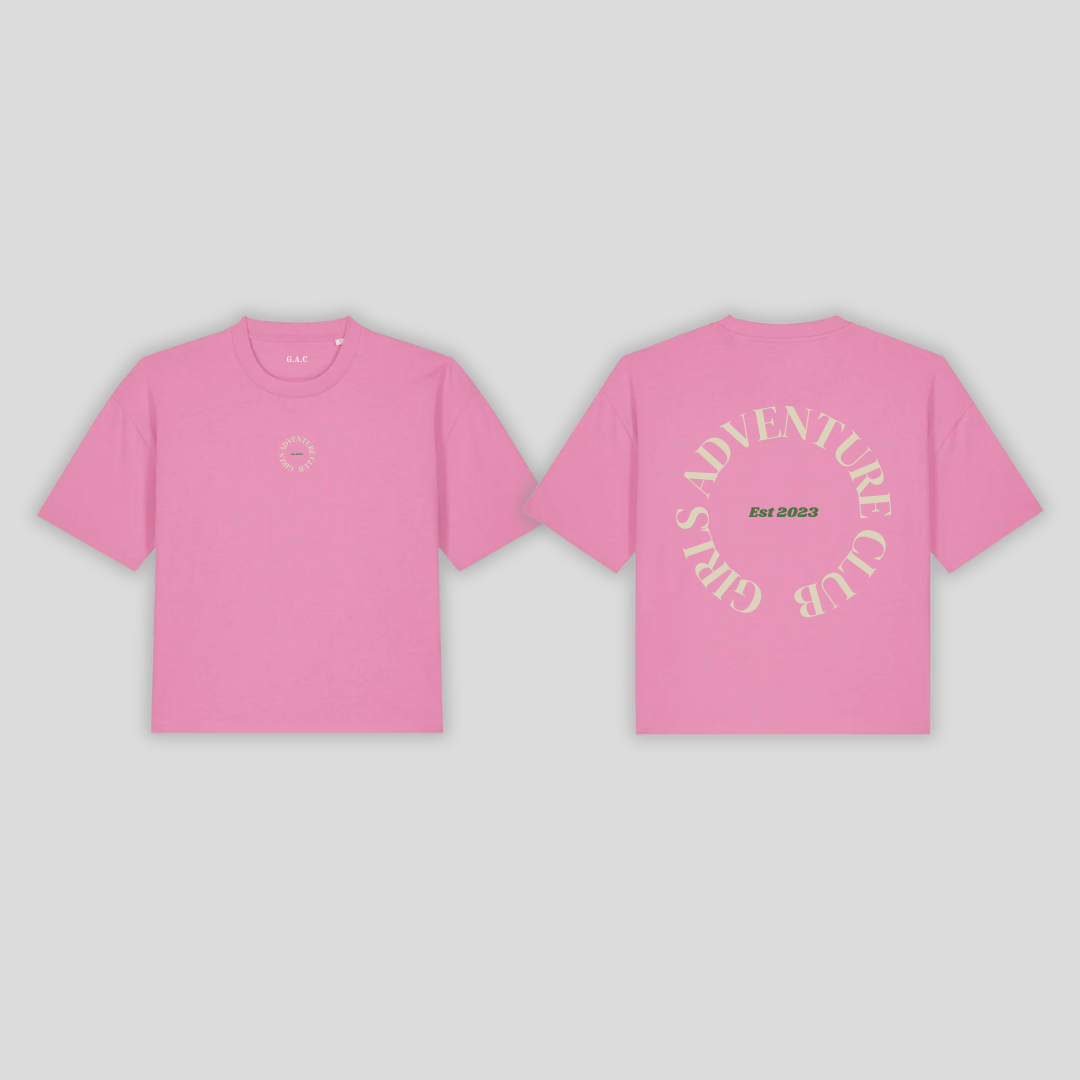 GAC Crop Pink T-Shirt