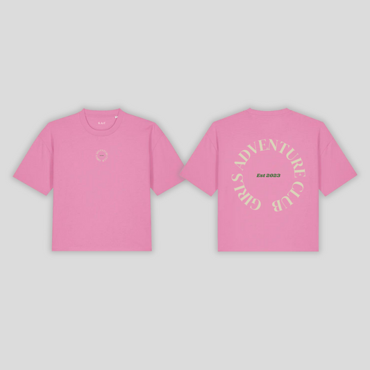 GAC Crop Pink T-Shirt