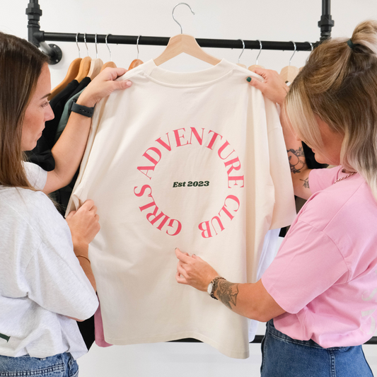 GAC Cream Oversized T-shirt